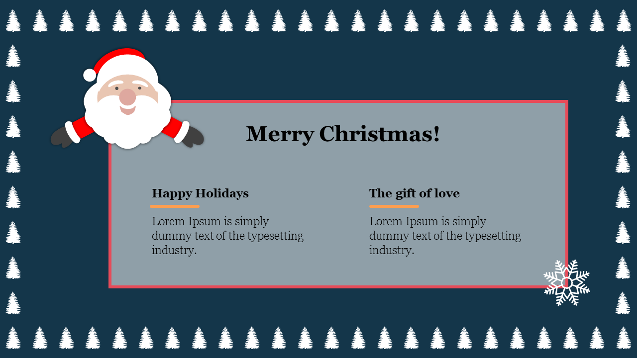 Christmas Template PowerPoint Free Download